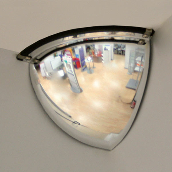 Miroir de sécurité interieur 90 degres version pour angle