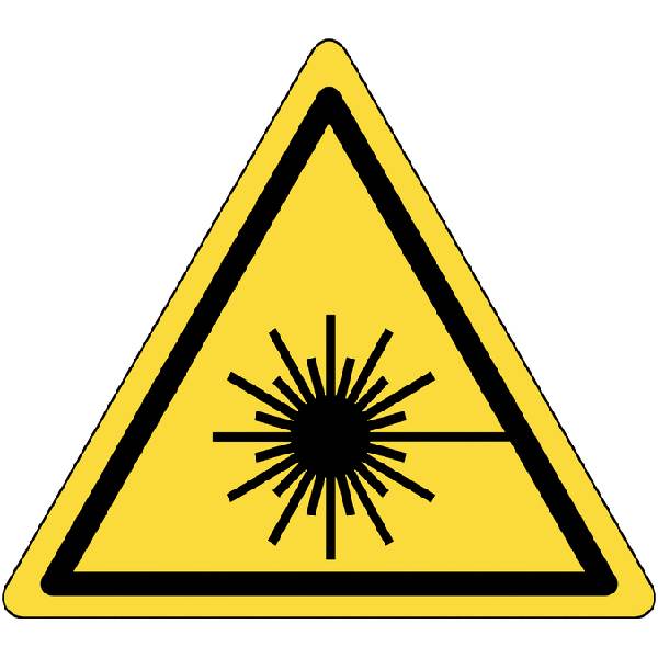 Panneau de sécurité rayonnement laser panneau danger, prix degressif