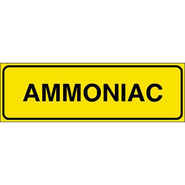 Panneau de sécuriTe  produit dangereux ammoniac , prix degressif