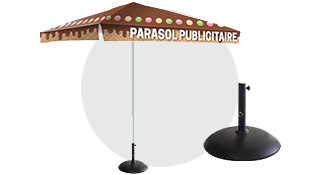 Parasol publicitaire personnalis